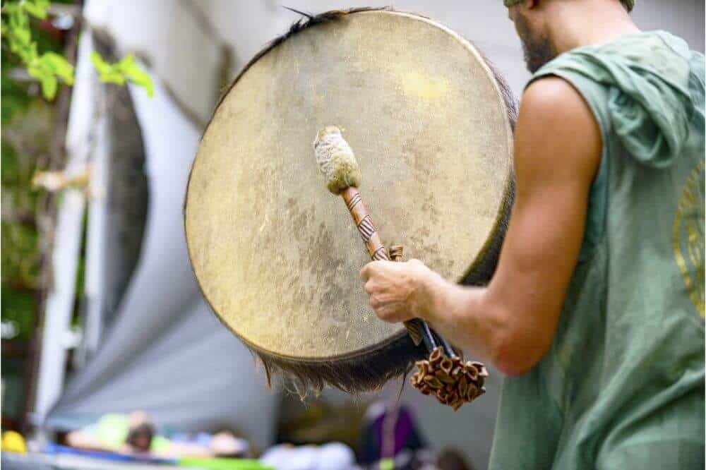 Playing Tribal Drums