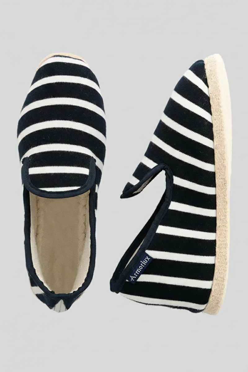Healthy Chaussons rayés du 37 au 43 – coton Easy-to-Use