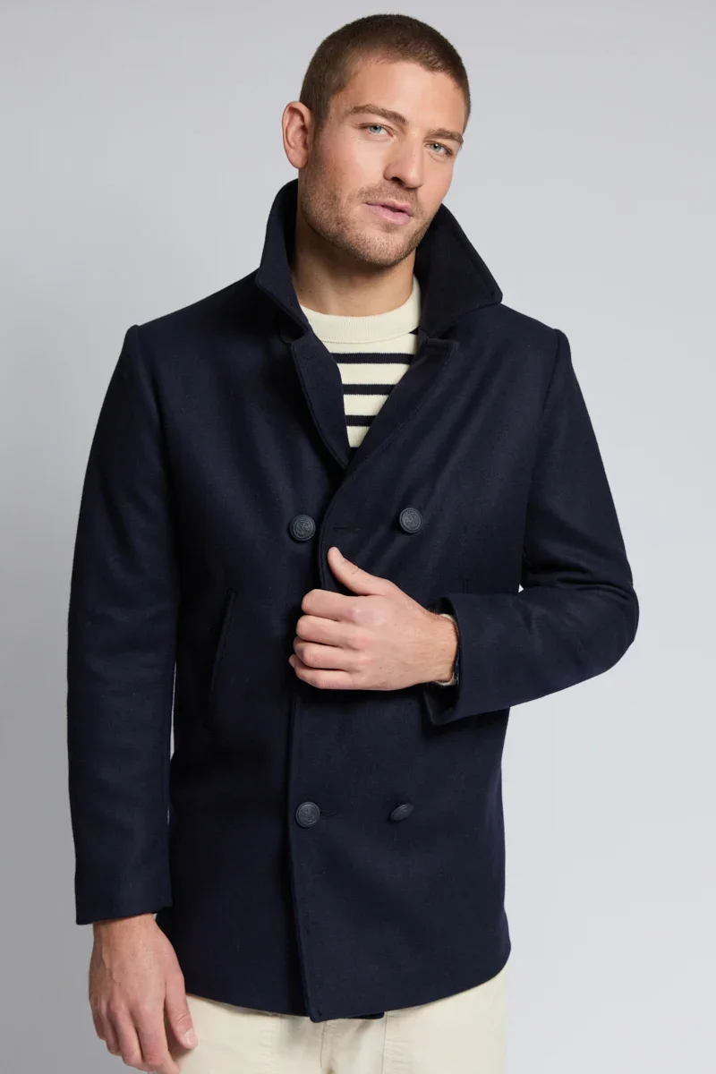 Solid Caban marin Cap Sizun – drap de laine – Taille 5XL à 9XL Genuine