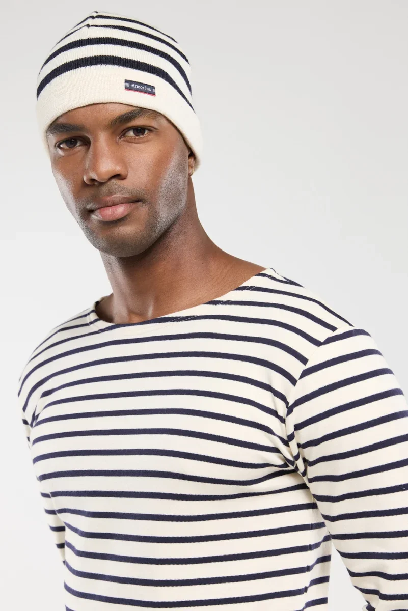 User-Friendly Bonnet rayé Lannion – laine Genuine