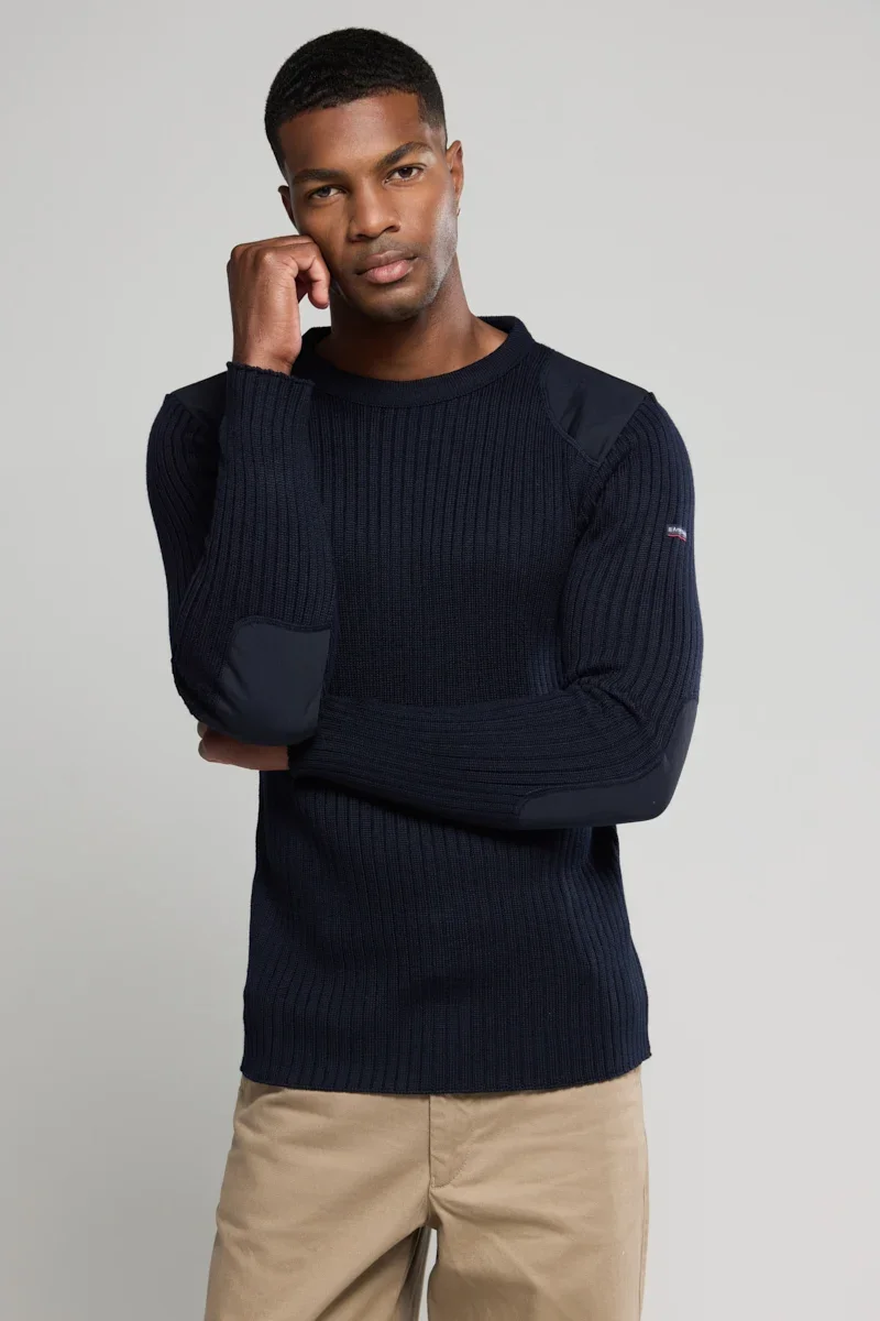 Lightweight Pull marin Binic – laine et acrylique Casual