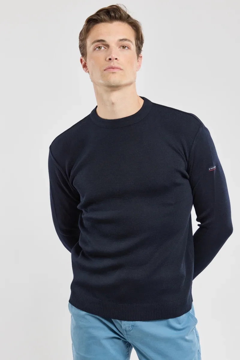 Verified Pull col rond Dinan – laine et acrylique Genuine