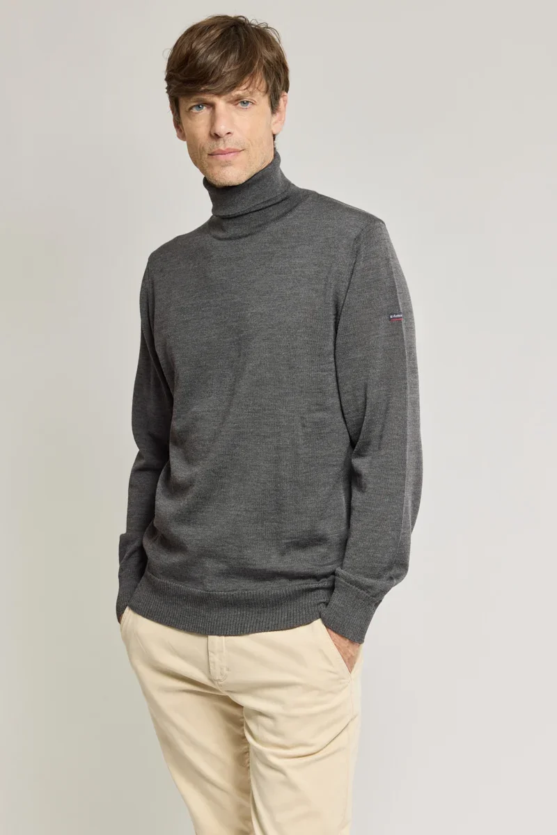 Relaxed Pull col roulé Ferel – laine mérinos Advanced