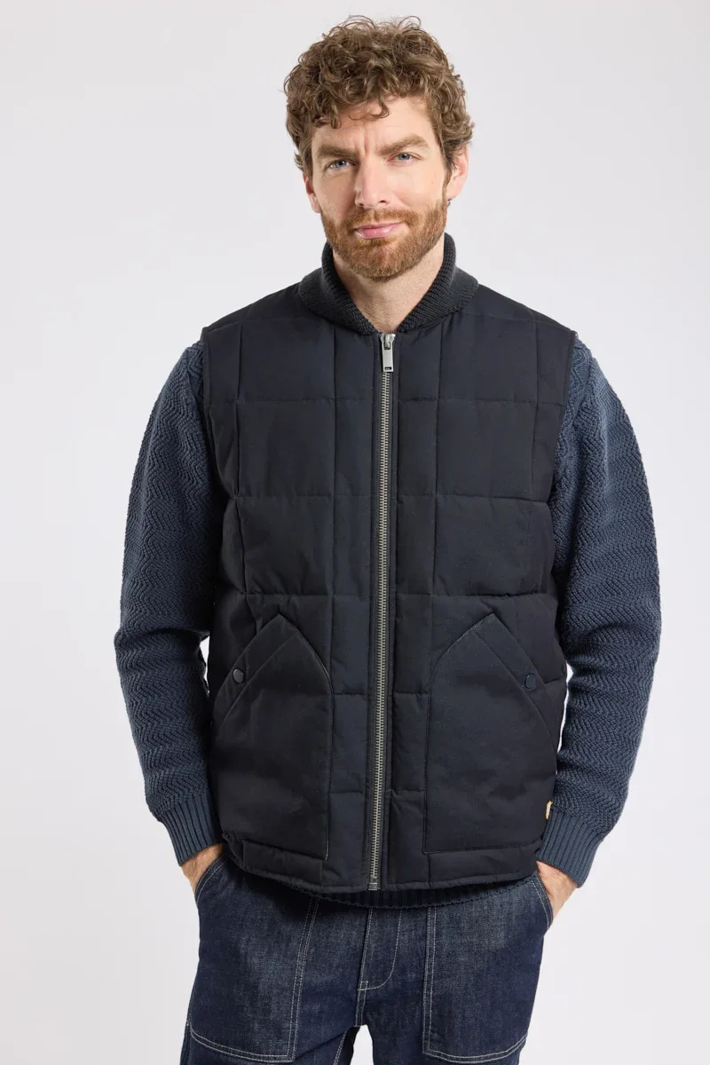 Eco-Friendly Veste matelassée sans manche Heritage Sophisticated