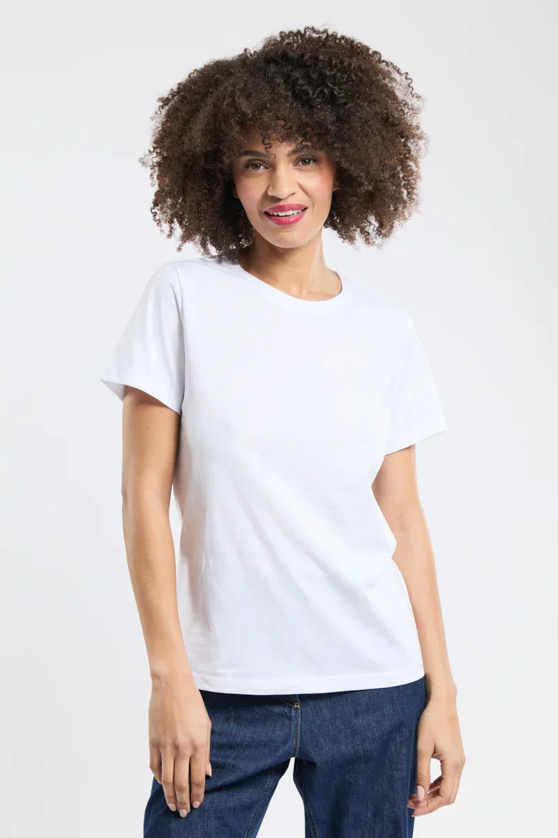 Sustainable T-shirt uni CANOTIER – coton biologique Detailed