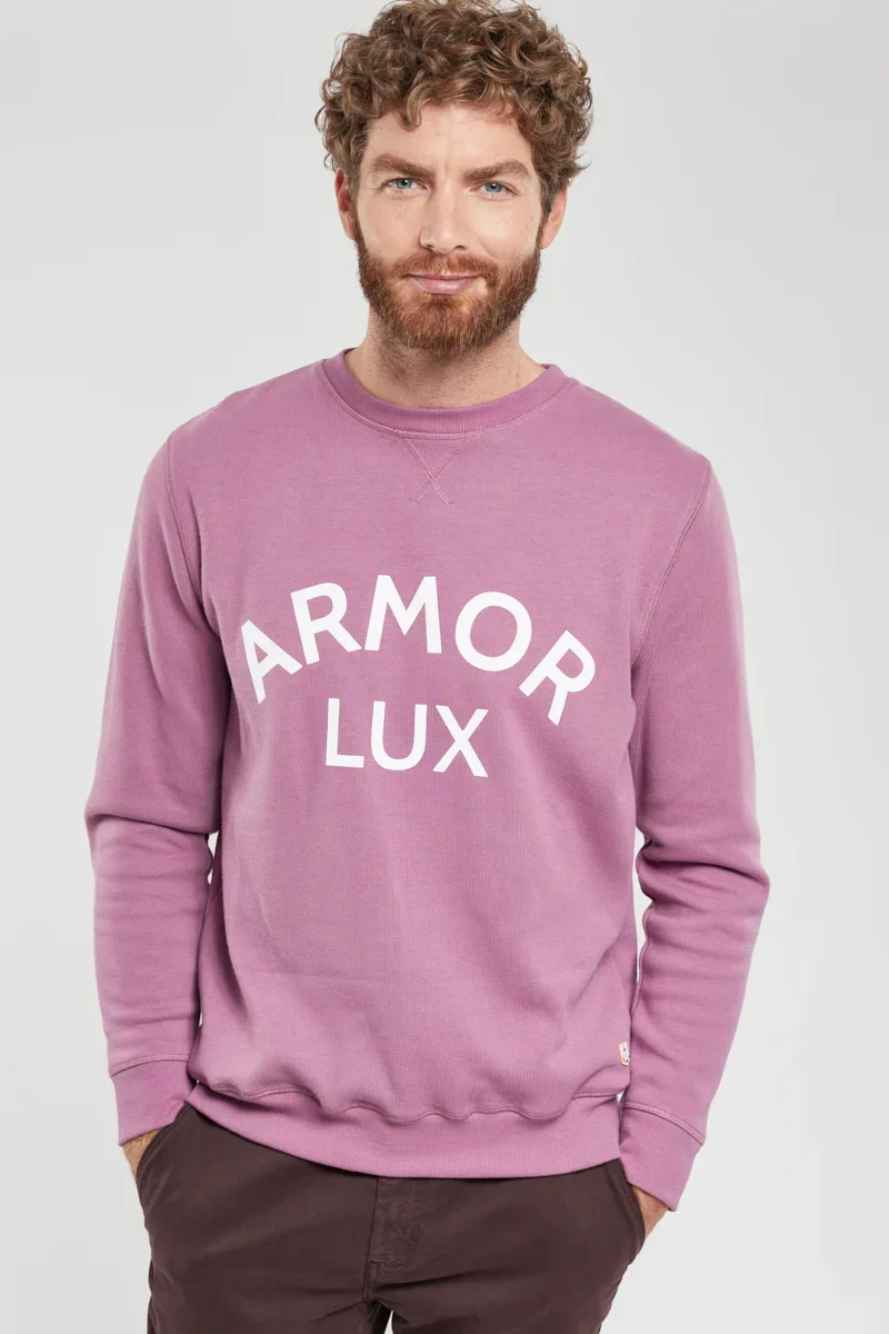 Versatile Sweat mixte Armor-lux – coton issu de l’agriculture biologique Excellent