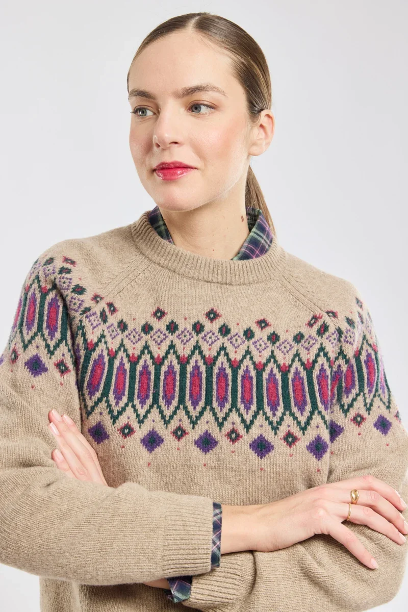 Quality Pull jacquard Heritage – laine Recyclable