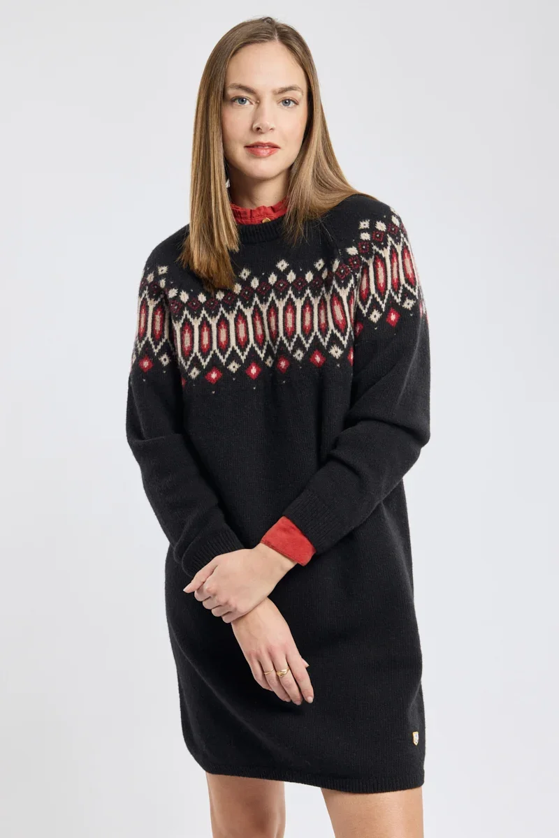 Fast Robe jacquard Heritage – laine Efficient