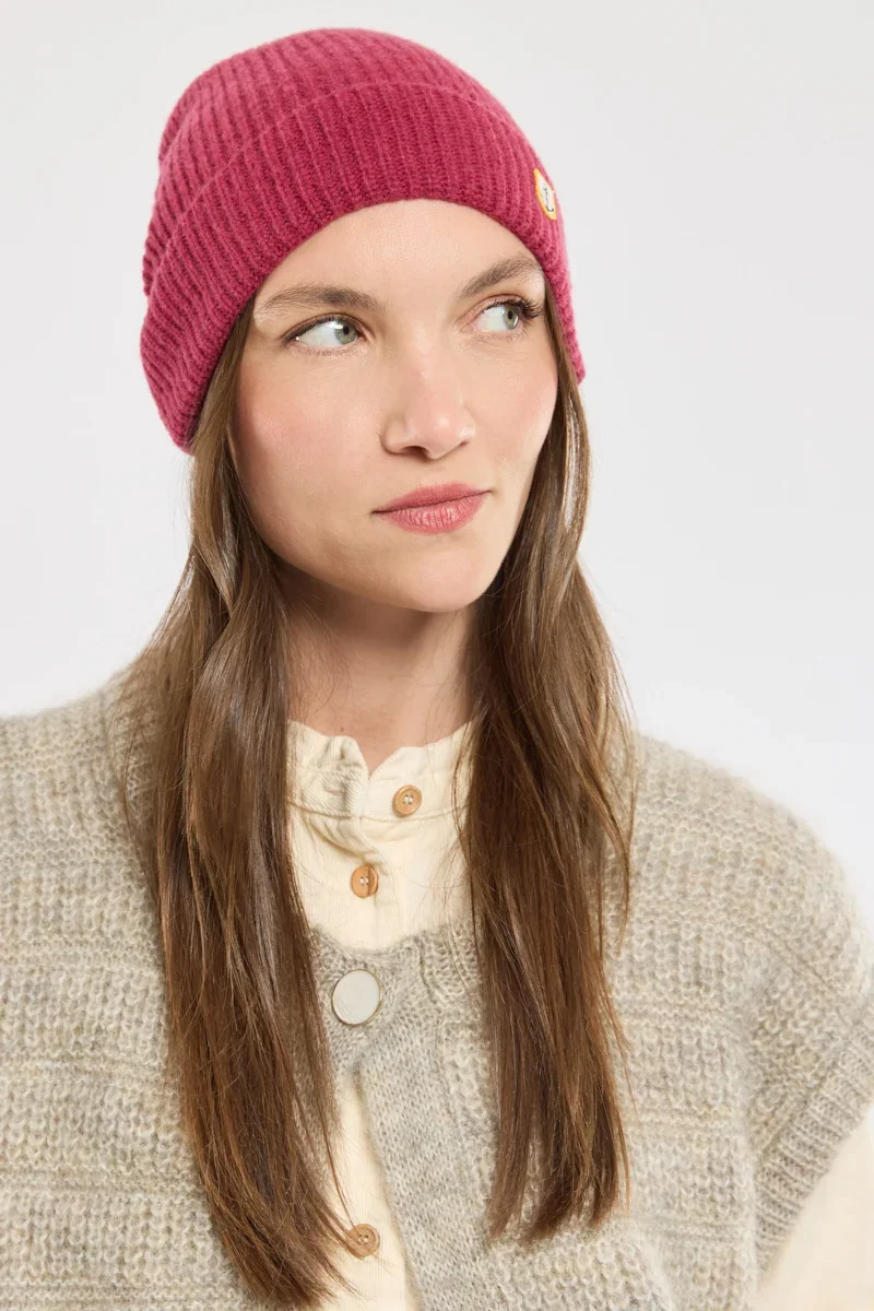 Specialty Bonnet côte perlée en laine HERITAGE Consistent