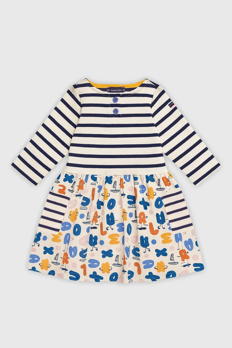 Luxury Baby print dress – cotton Contemporary