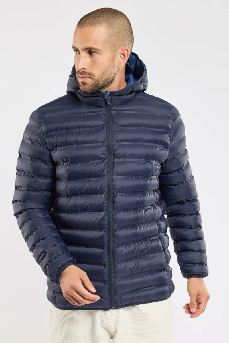 Reliable HOODBORD hooded down jacket – recycled polyamide Genuine