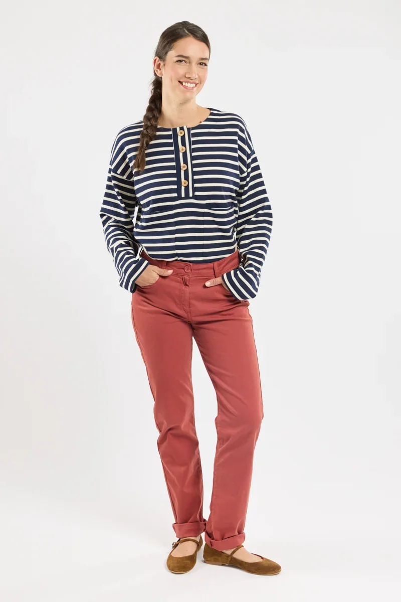 Quality Taylor straight cut trousers – cotton Luxury