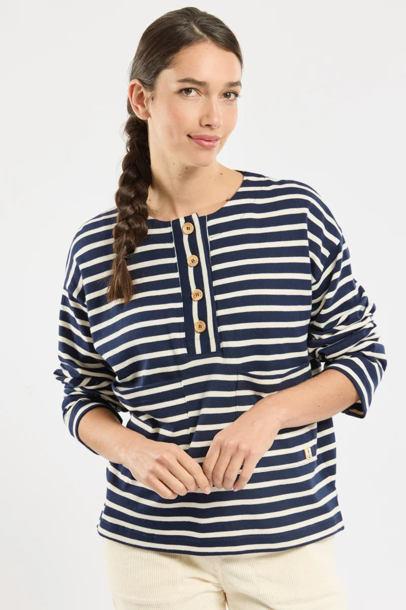 Advanced Heritage Breton striped shirt – cotton Refined