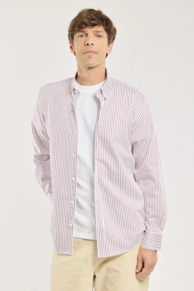 User-Friendly Straight-fitting shirt – cotton Responsible