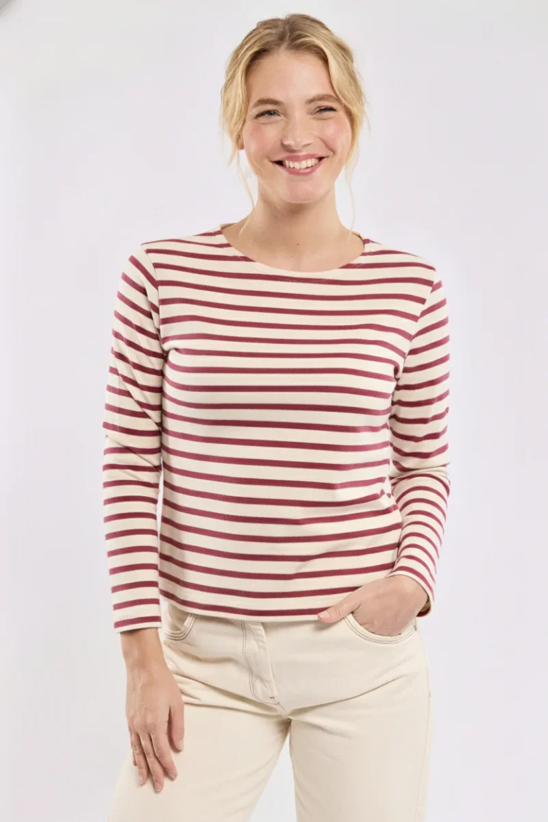 Professional Breton striped shirt Heritage – organic rustic cotton Fine Crafted