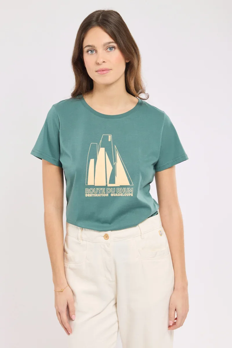 Detailed Printed T-shirt – Route du Rhum – Destination Guadeloupe Unique