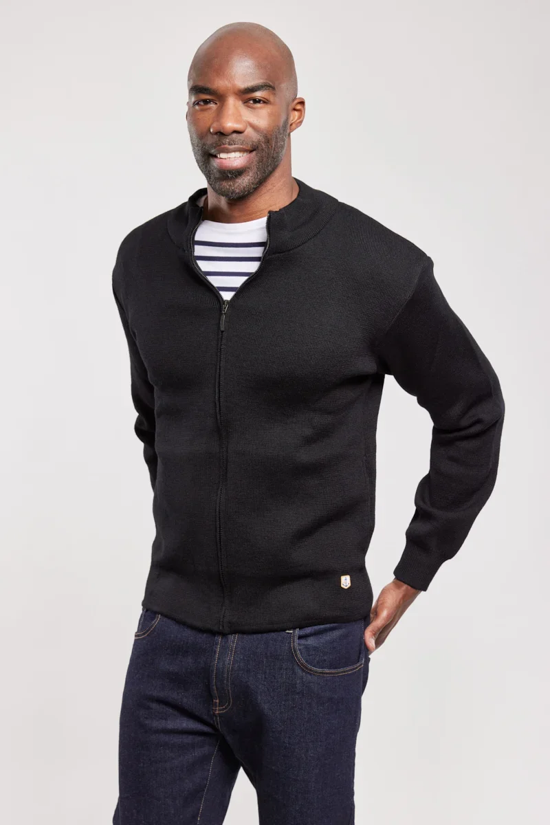 Stylish Cardigan Plouescat – laine Reliable