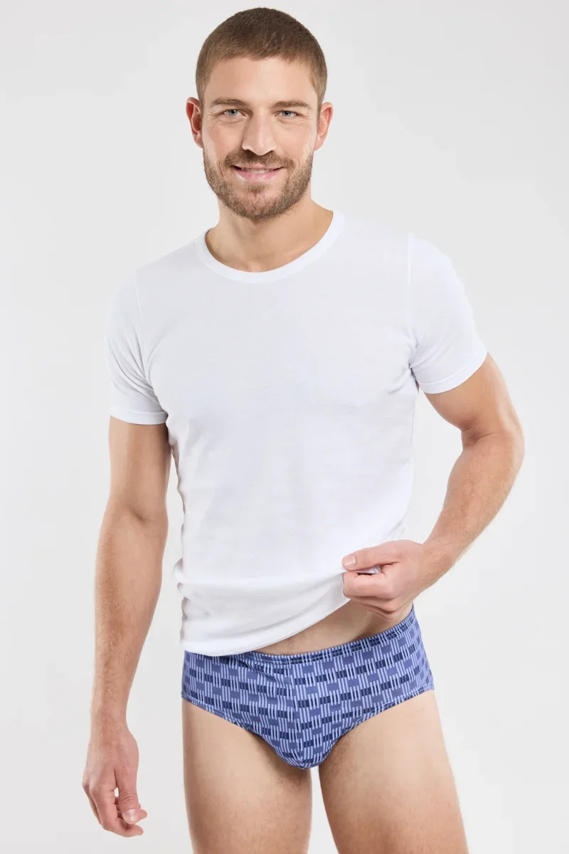Stylish Slip motifs géométriques – coton léger issu de l agriculture biologique Responsible
