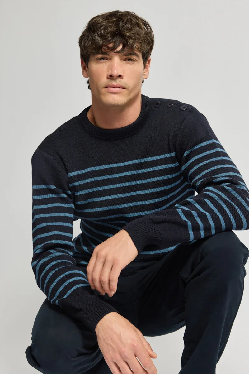 Trendy Molène Héritage sailor sweater – wool Natural