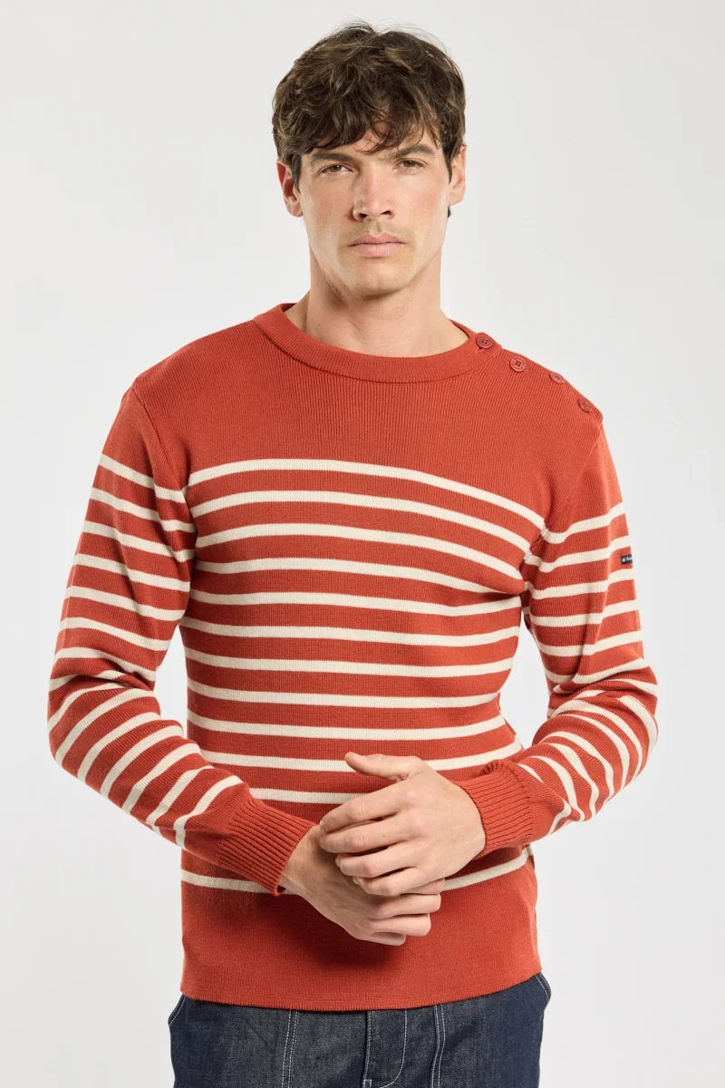 High-Performance Paimpol sailor sweater – wool and acrylic Premium