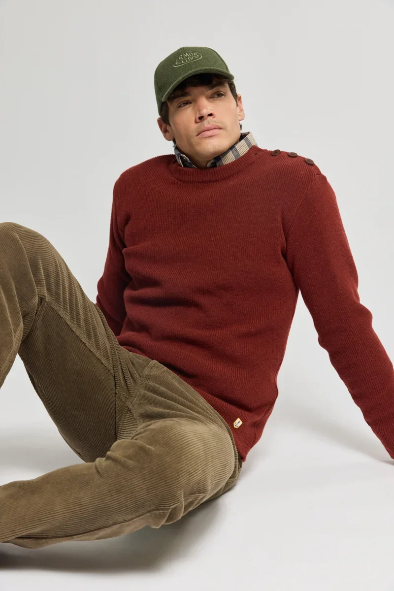 Powerful Héritage sailor sweater – lambswool Healthy