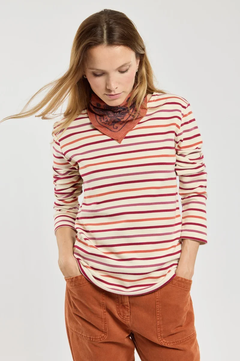 Powerful Babeth striped top – thick cotton Trusted