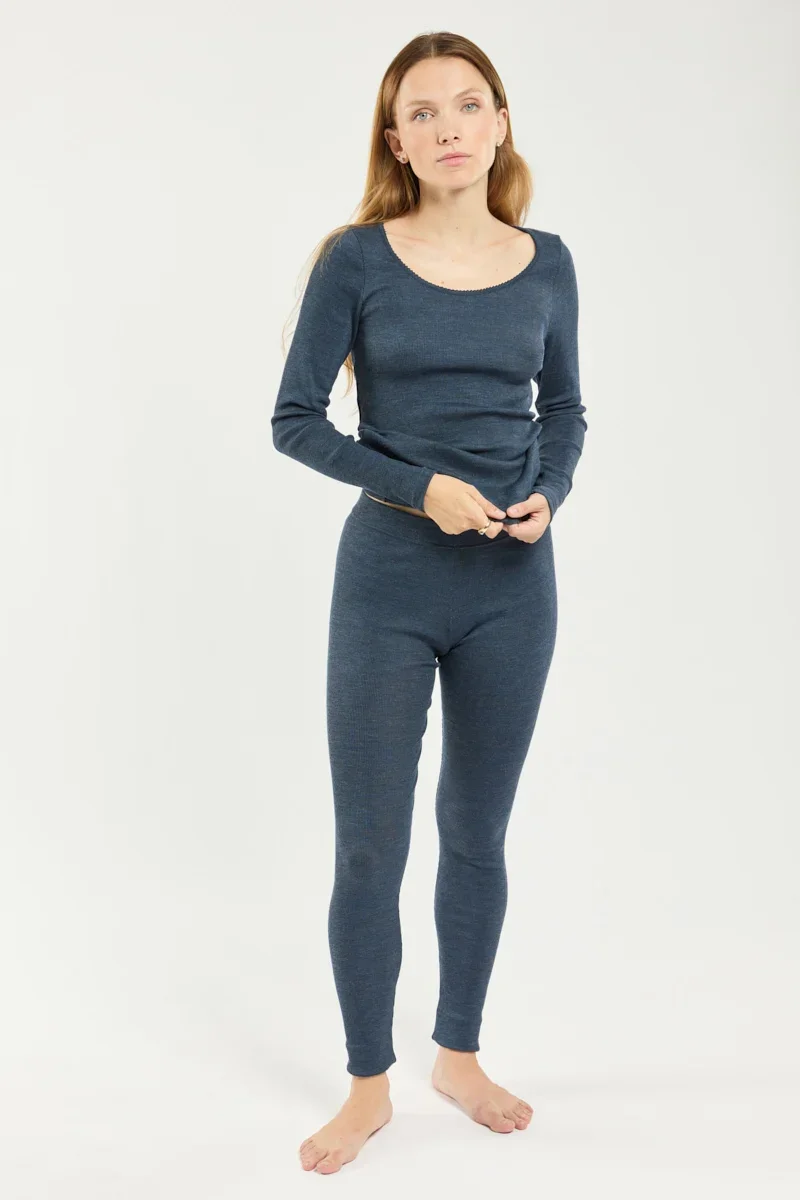 Relaxed Legging – laine et soie Long-Lasting