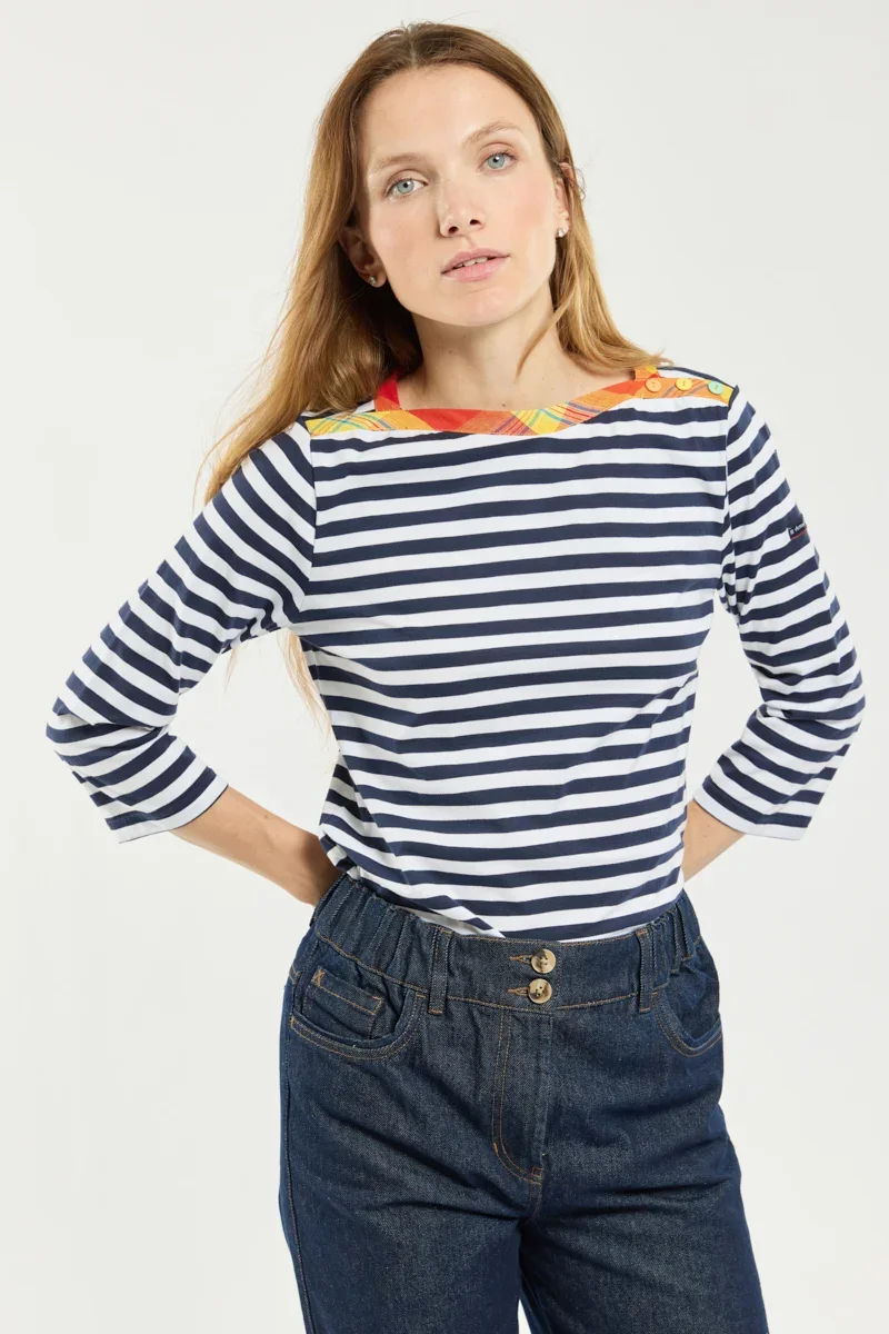 Trusted Breton striped shirt – lightweight cotton Modern