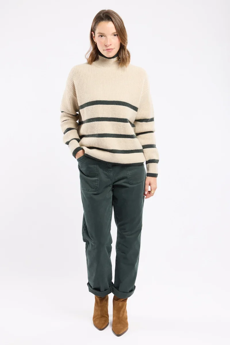 Practical Straight velvet trousers – cotton Stylish