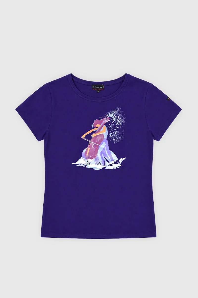 Luxury T-shirt – Un Violon sur le Sable Unique