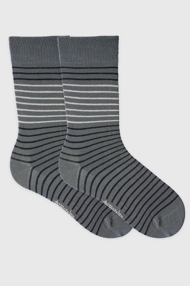 Healthy Striped socks – cotton Smooth