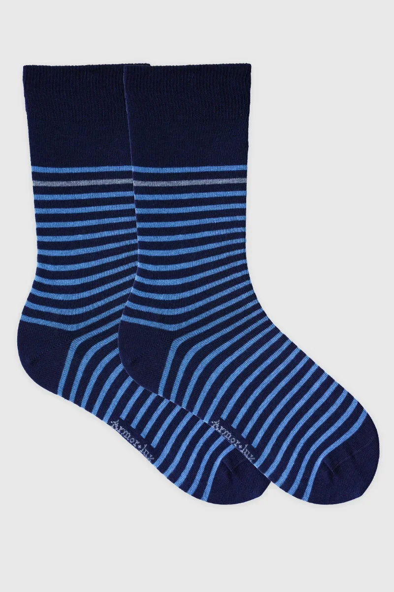 Modern Striped socks – cotton Pure