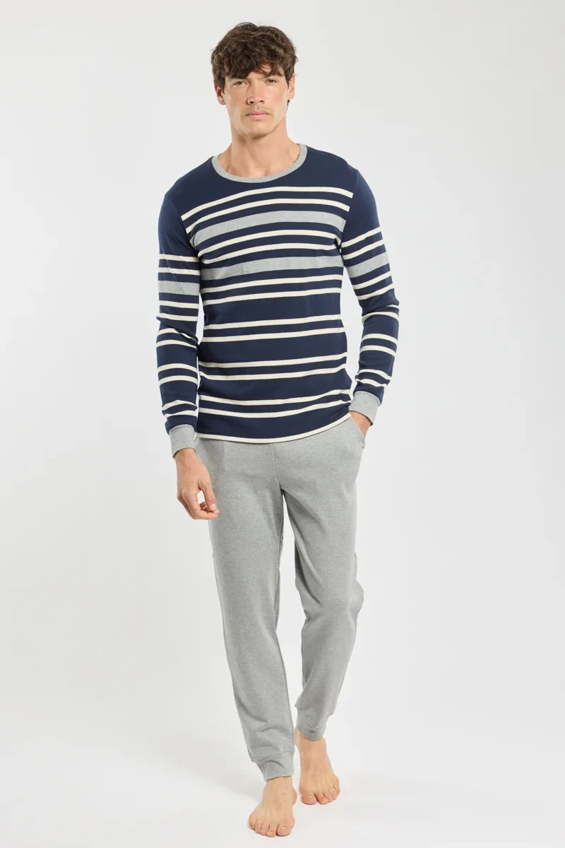 Detailed Jogger pyjamas – cotton Contemporary
