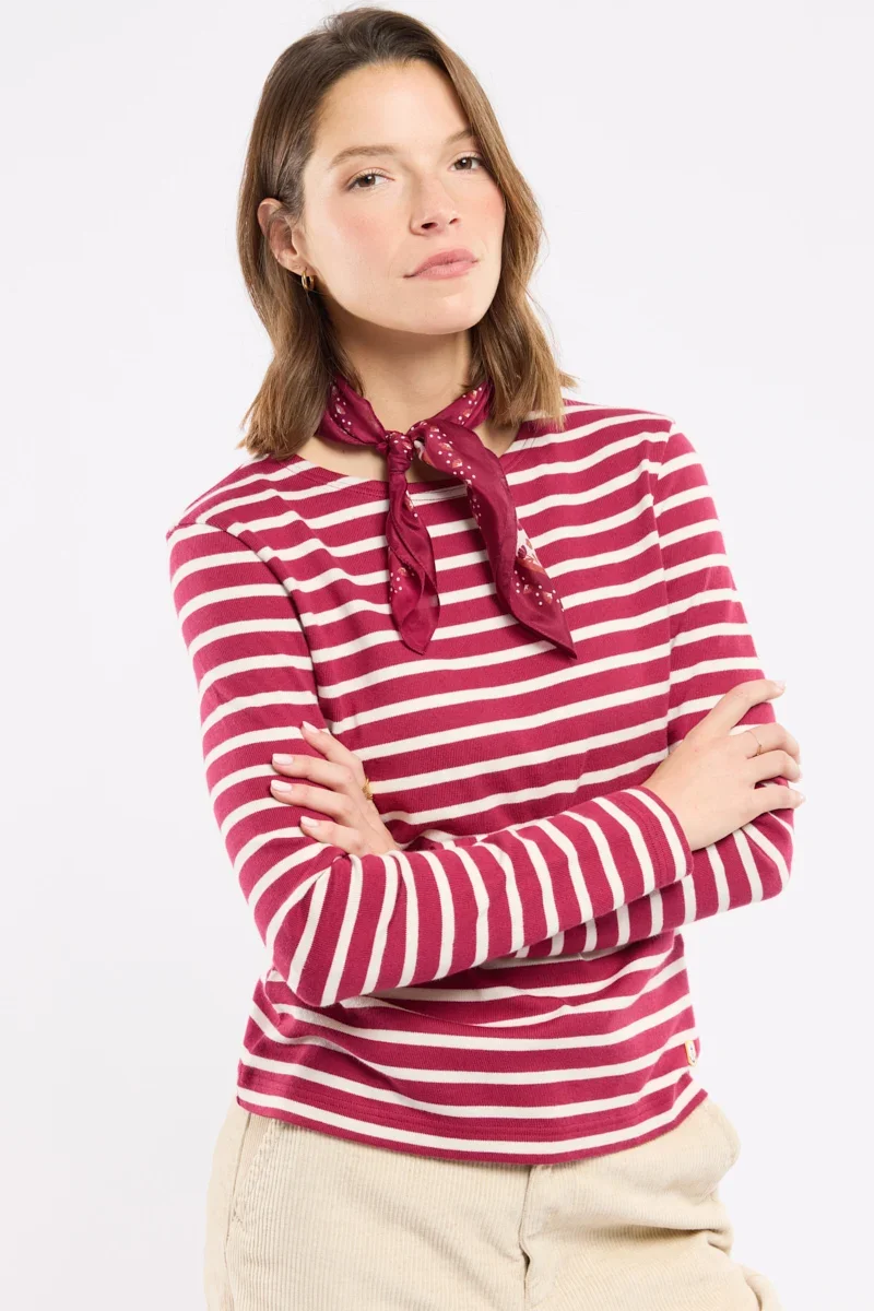 Functional Heritage striped top – organic cotton Specialty