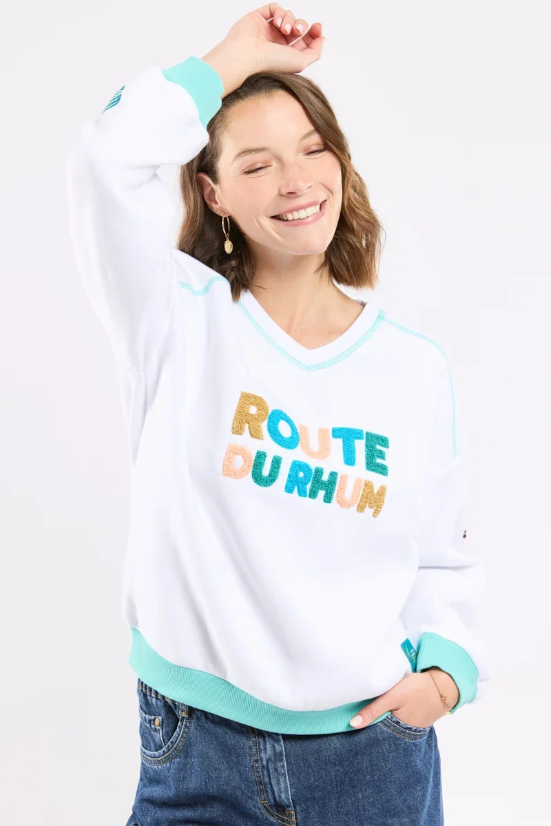 Versatile Route du Rhum – Destination Guadeloupe embroidered sweatshirt Secure