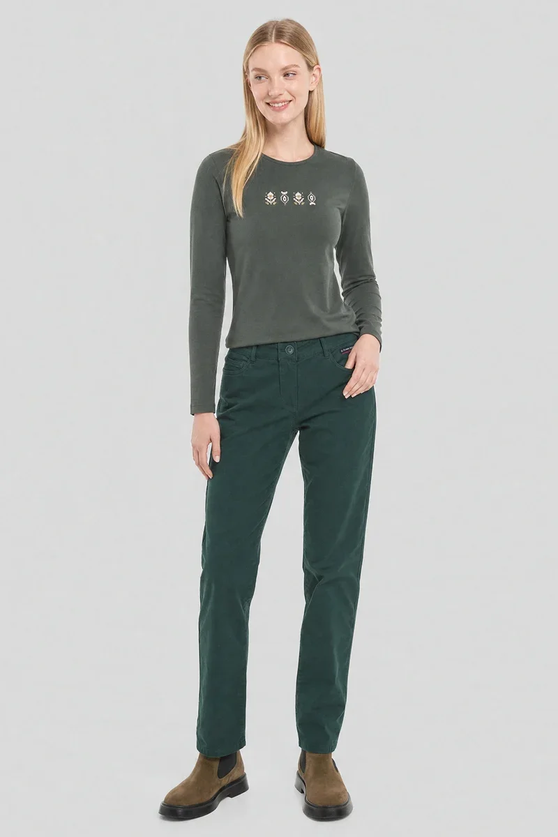 Enhanced Straight cut trousers – cotton Trendy