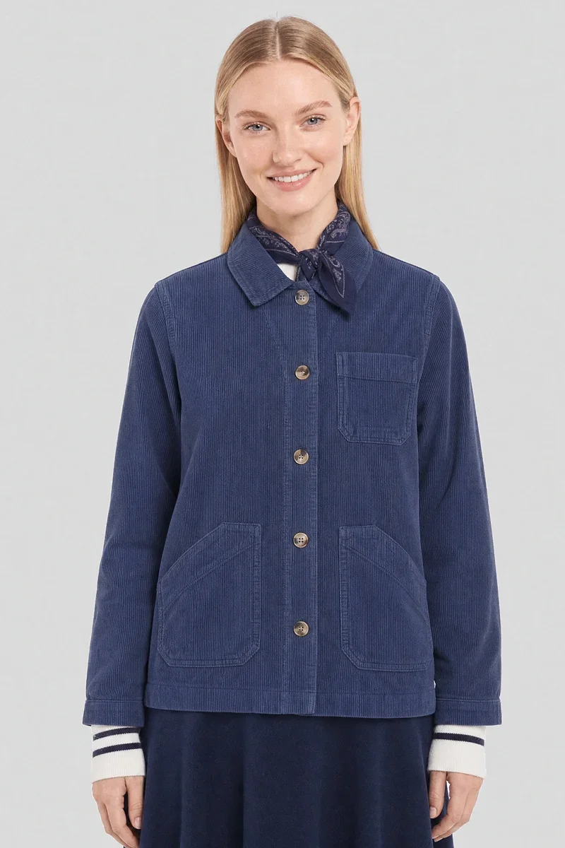 Minimalist Héritage fisherman jacket – velvet Genuine