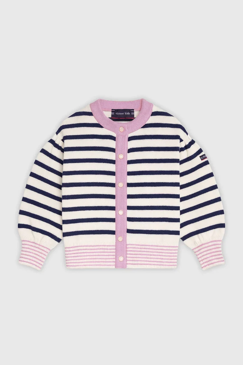 First-Class Cardigan rayé Kids – coton Fast