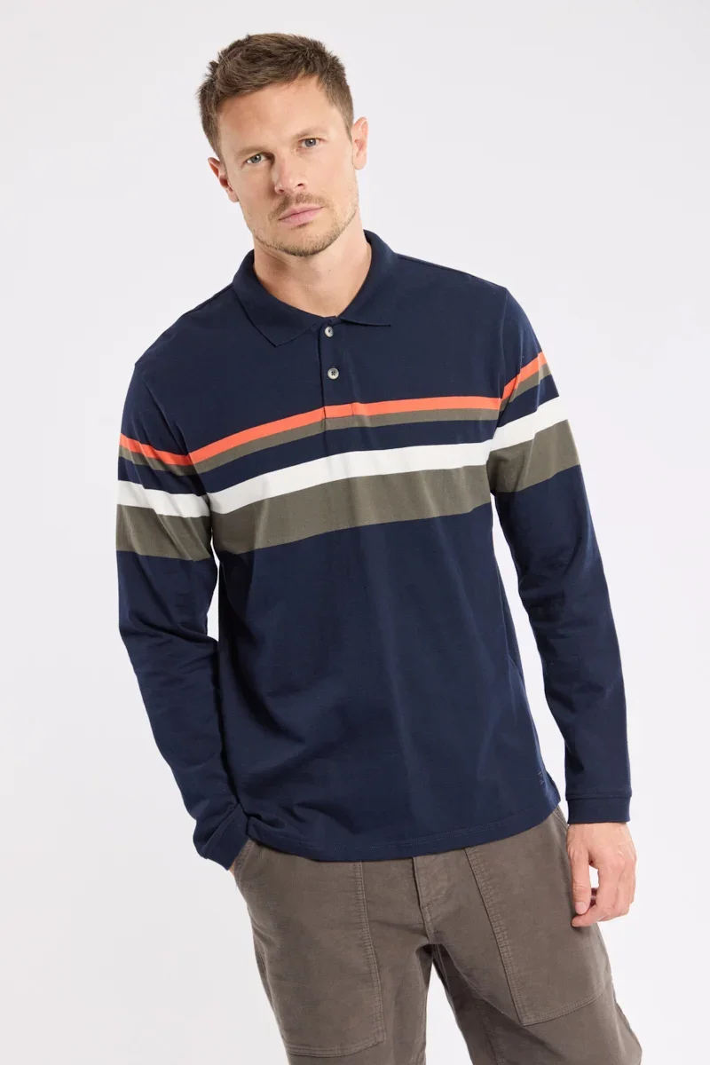 Safe Polo rayé Deauville – coton Crafted