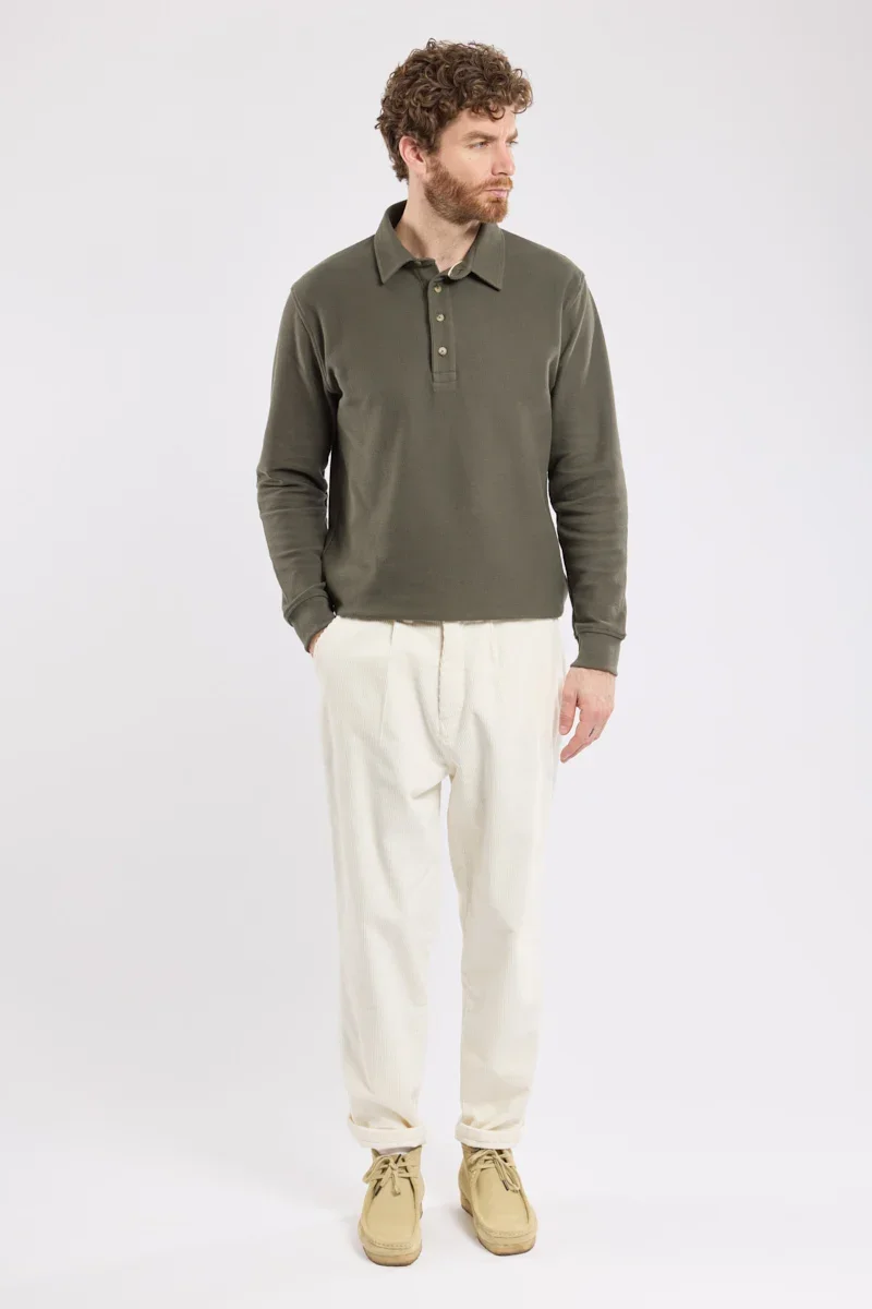 Sustainable Pantalon à pinces Heritage – velours Advanced