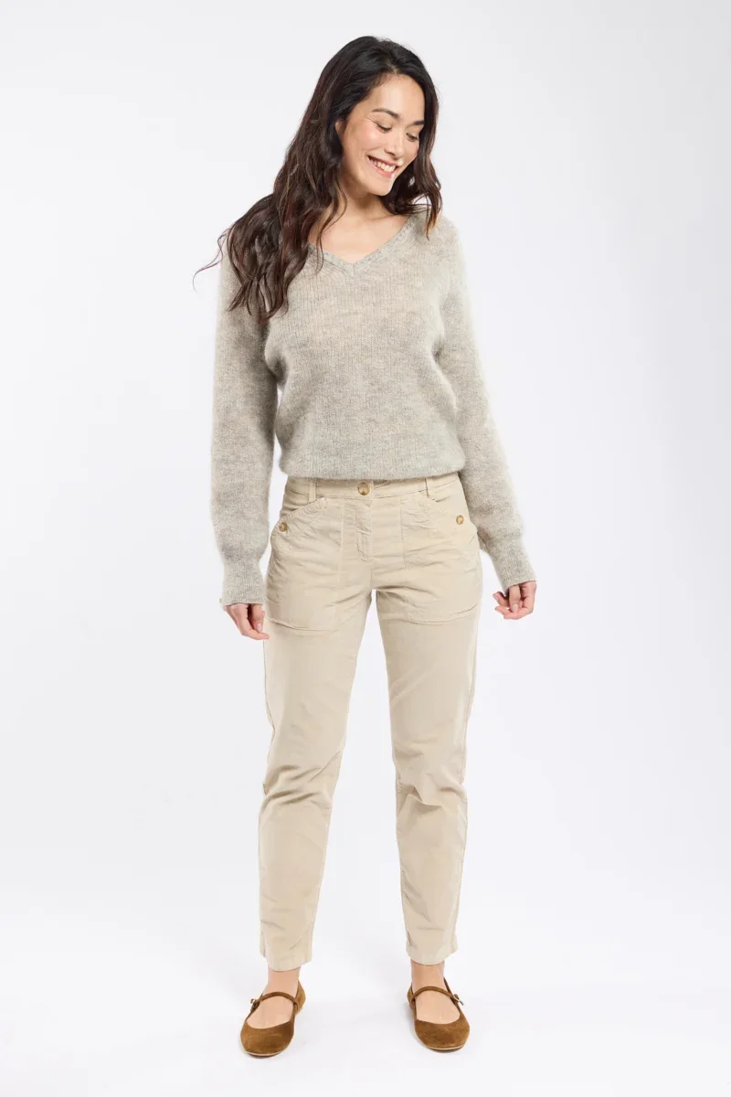 Eco-Friendly Pantalon coupe droite – coton Unique