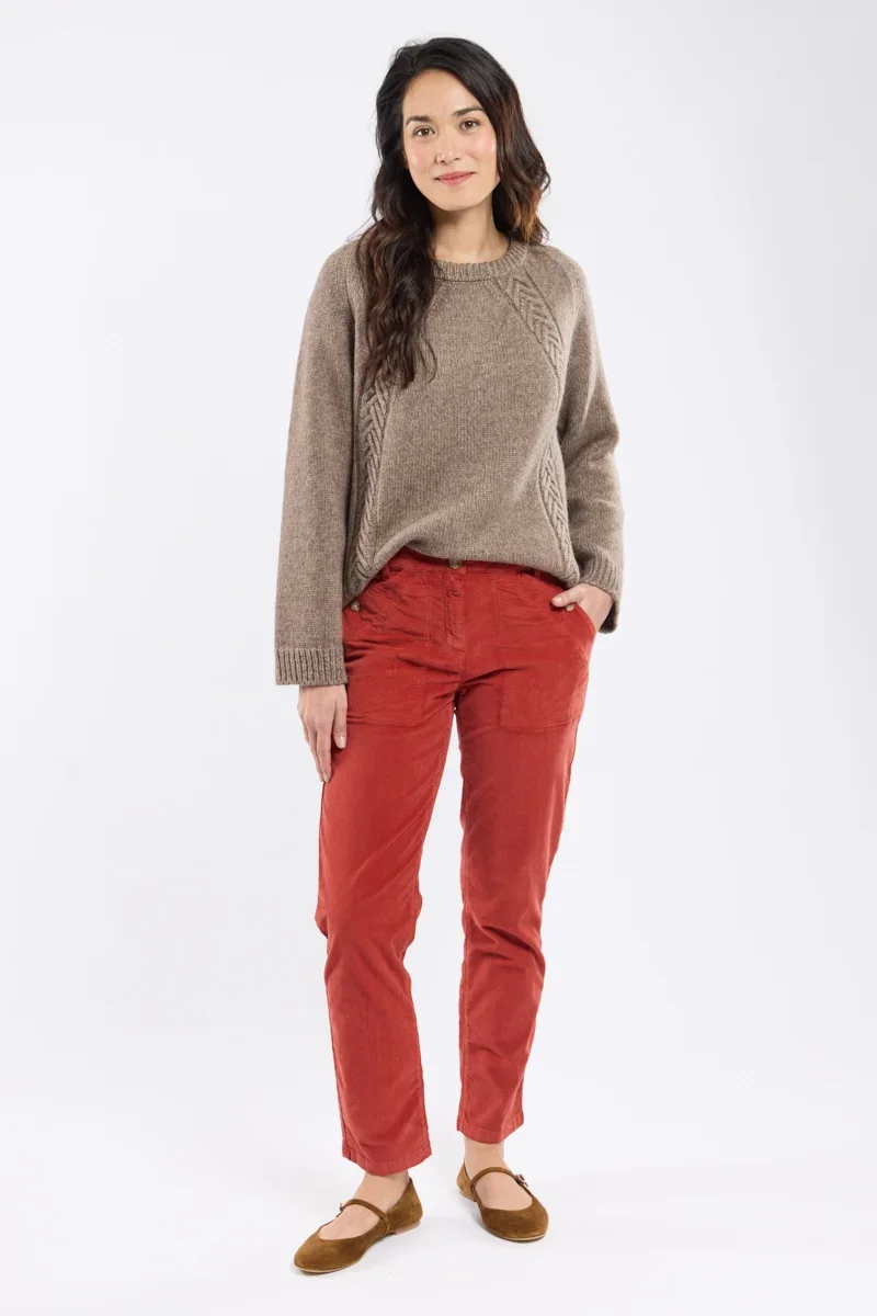 Sophisticated Pantalon coupe droite – coton Smart
