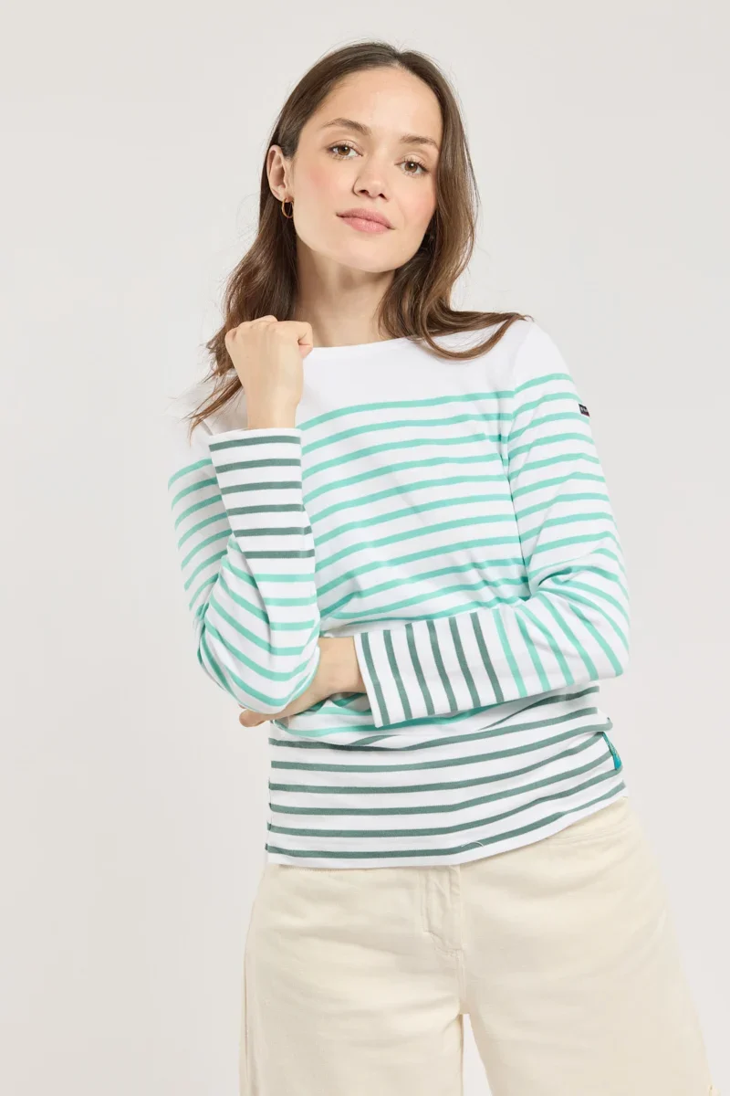 Classic Marinière bicolore – coton épais Durable