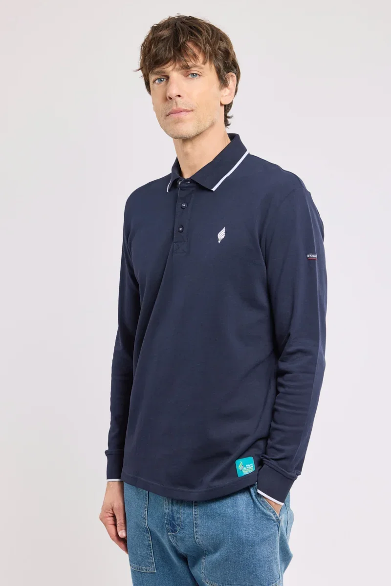 Clean Polo brodé Homme – coton Stylish