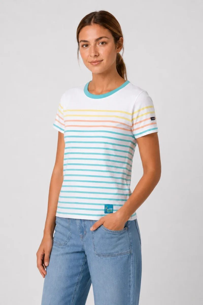 Solid Marinière Femme – coton léger High-Grade