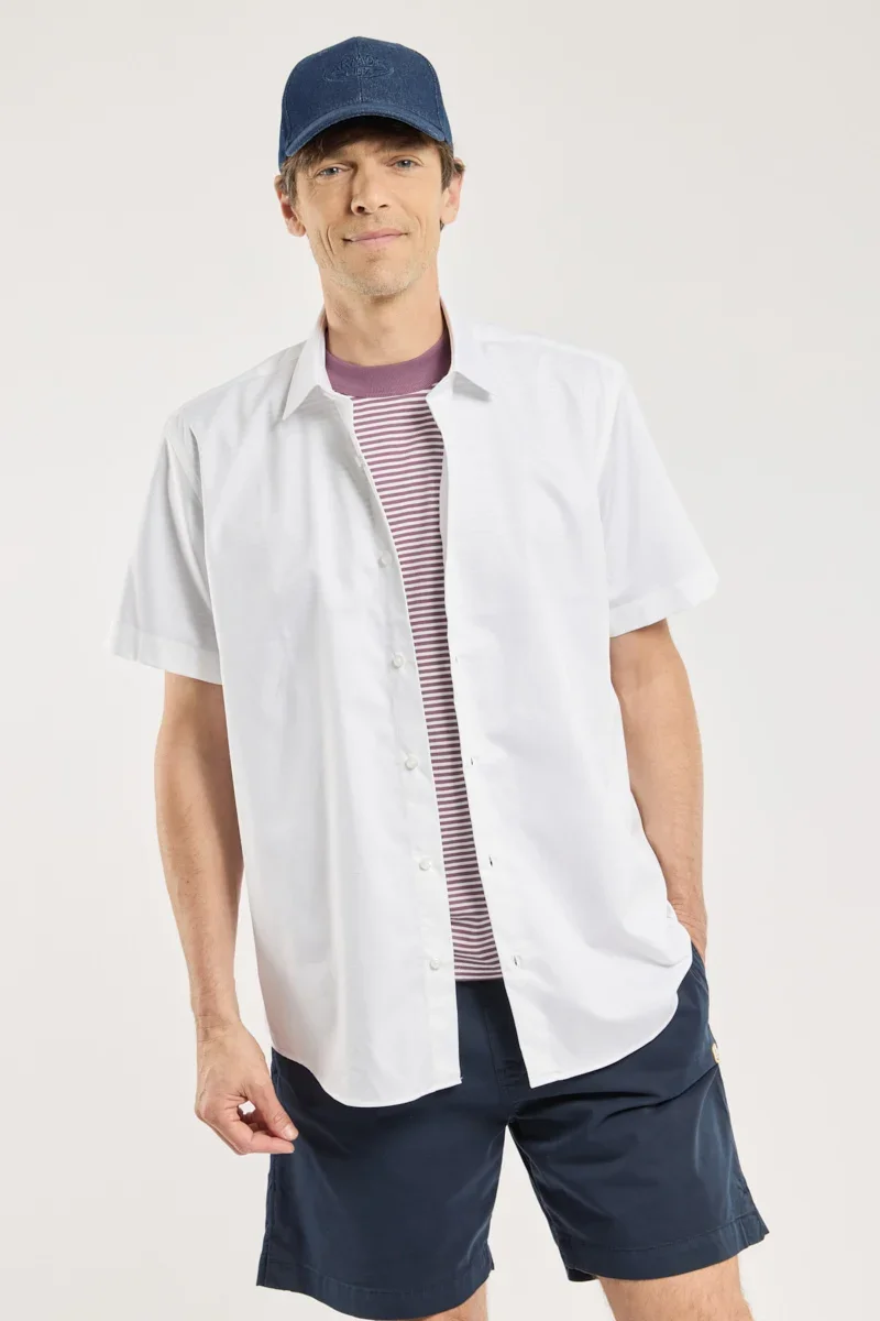 Sustainable Chemise coupe confort – coton Enhanced