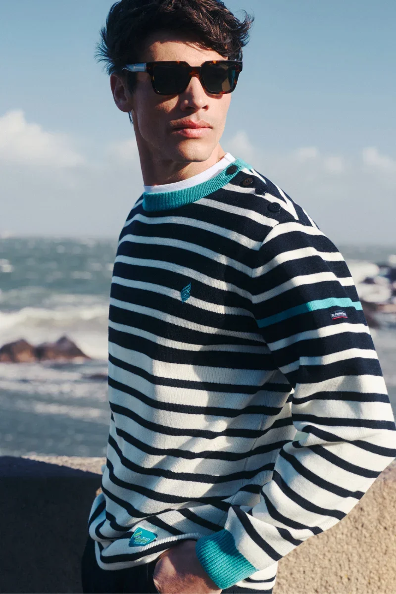 Organic Pull marin – laine et acrylique Optimized