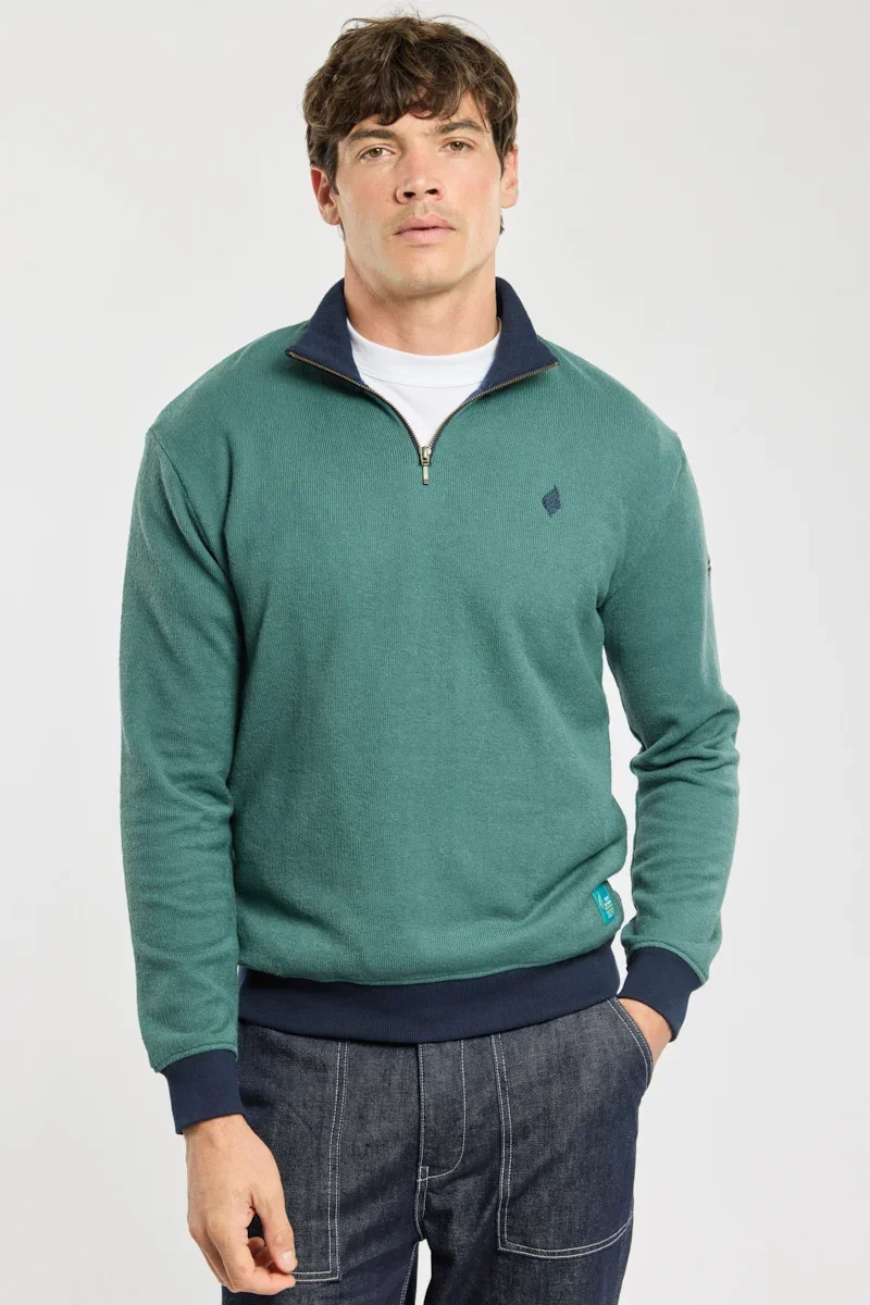 Verified Sweat col camionneur – coton Premium Material