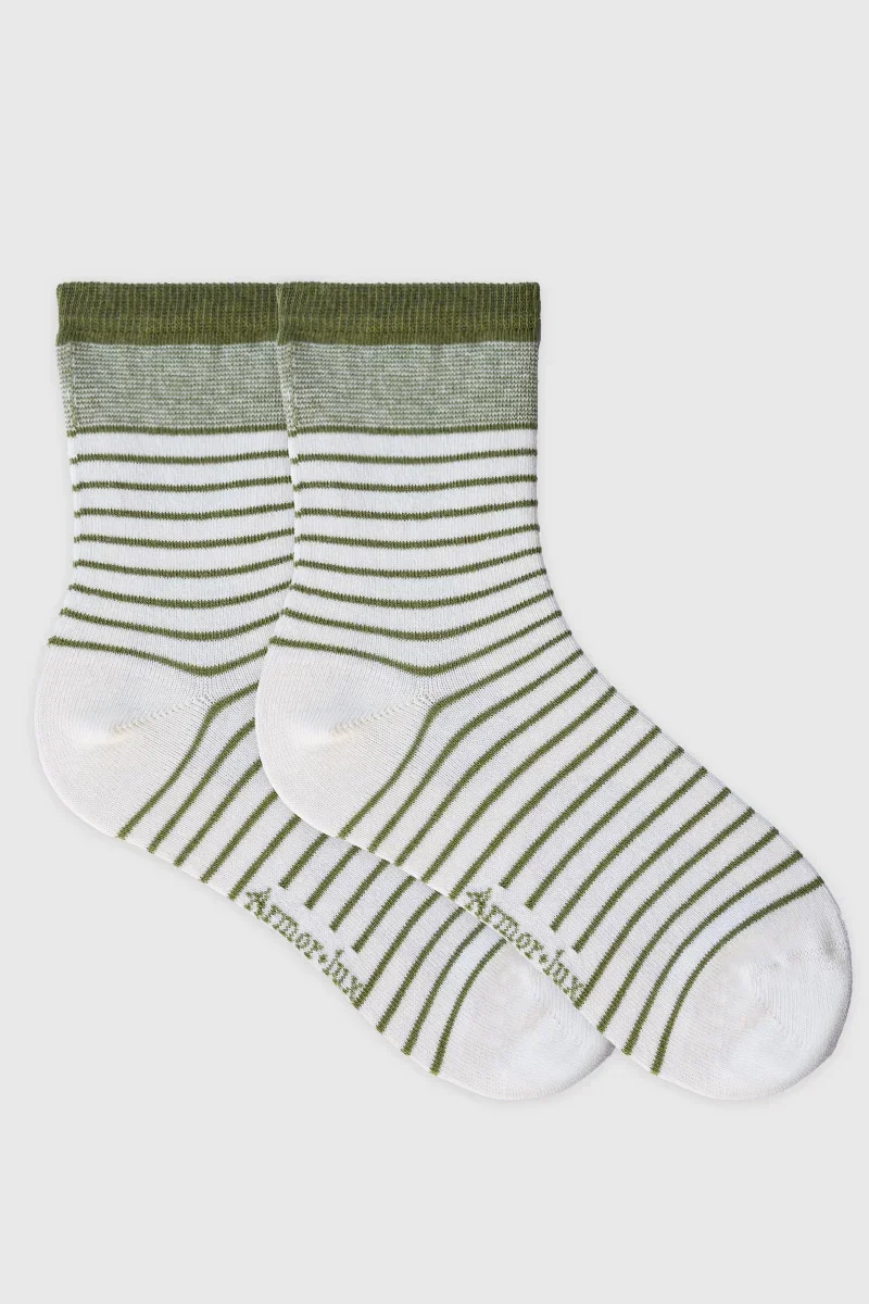Fashionable Chaussettes rayées – coton Luxury