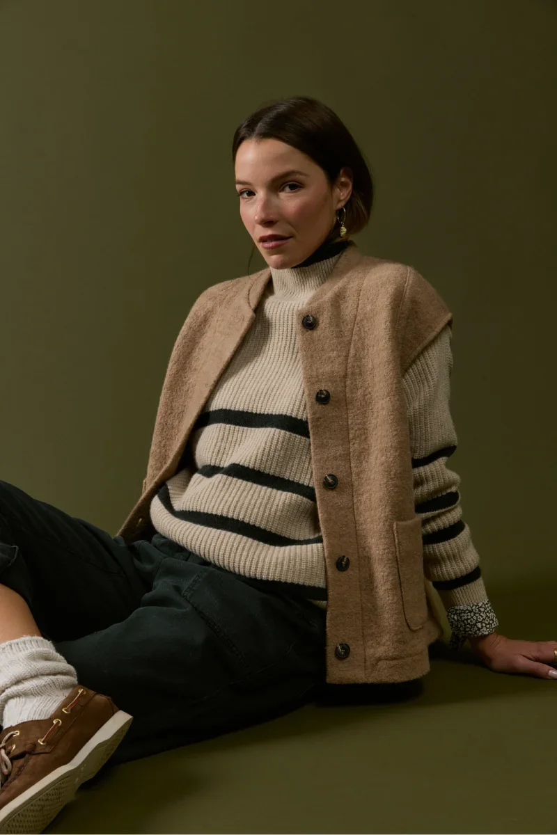 Flexible Pull col montant – laine Next-Generation